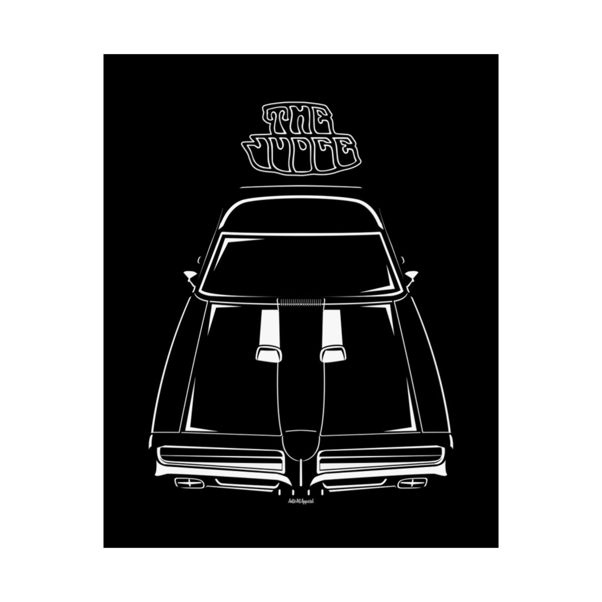 Pontiac GTO The Judge 1969 Poster 16 x 20 inch by Auto Art Apparel