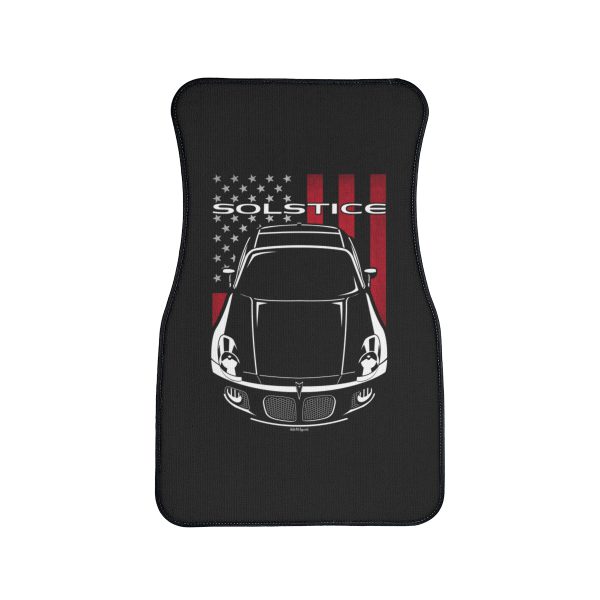 Pontiac Solstice GXP Coupe Car Mat - US Flag Floor Mats Front Carpet Floor Mats by Auto Art Apparel