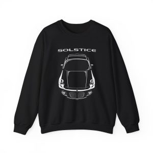 Pontiac Solstice GXP Coupe Crewneck Sweatshirt Black by Auto Art Apparel