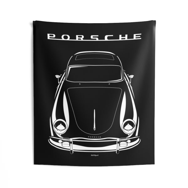 Porsche 356 A Coupe Tapestry 50 x 60 inch by Auto Art Apparel