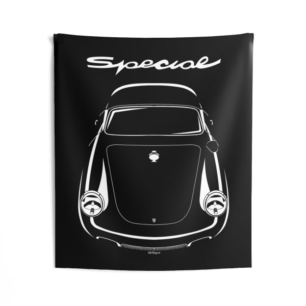 Porsche 356 C Cabriolet Emory Special Tapestry 50 x 60 inch by Auto Art Apparel