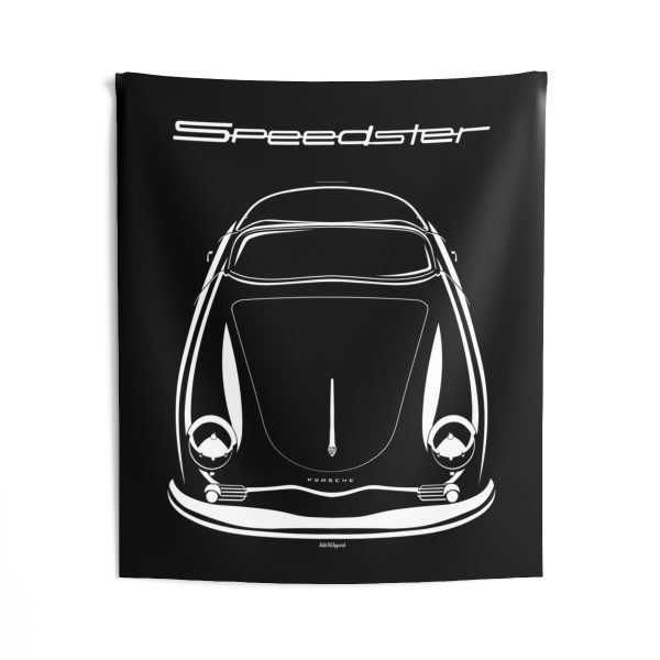 Porsche 356A Speedster Tapestry 50 x 60 inch by Auto Art Apparel