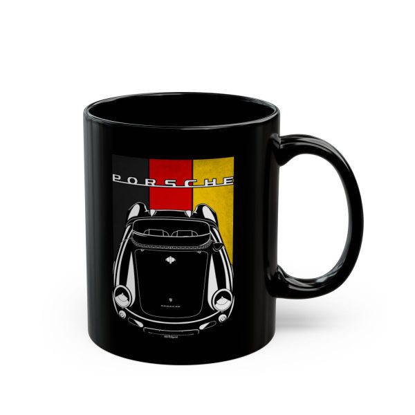 Porsche 550A Spyder Mug - Germany Flag Coffee Mug 11 oz by Auto Art Apparel