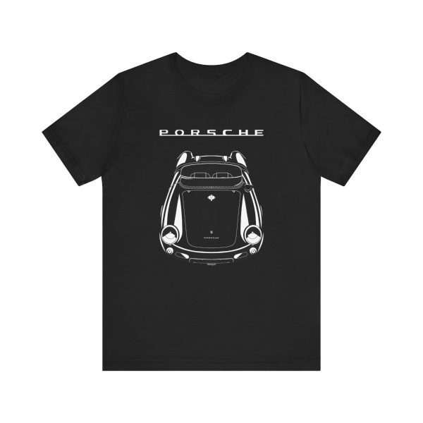 Porsche 550A Spyder T-shirt Black by Auto Art Apparel