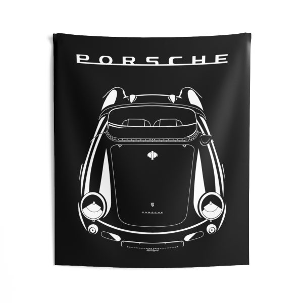 Porsche 550A Spyder Tapestry 50 x 60 inch by Auto Art Apparel