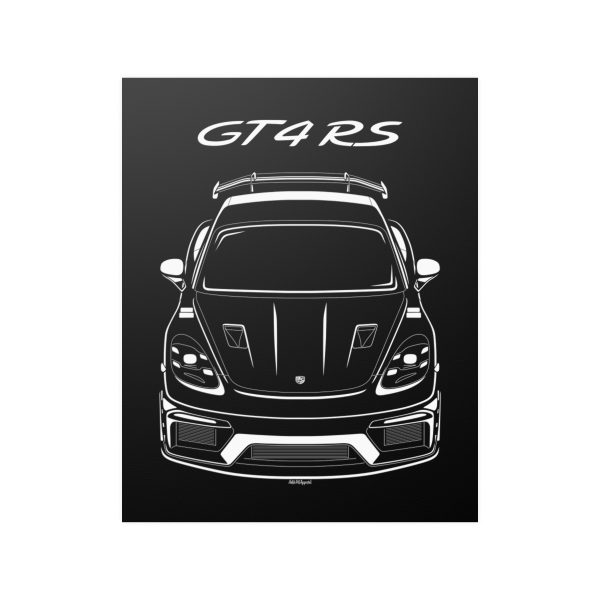 Porsche 718 Cayman GT4 RS Poster 16 x 20 inch by Auto Art Apparel