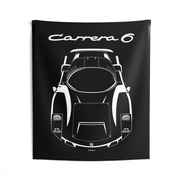 Porsche 906 Carrera 6 Tapestry 50 x 60 inch by Auto Art Apparel