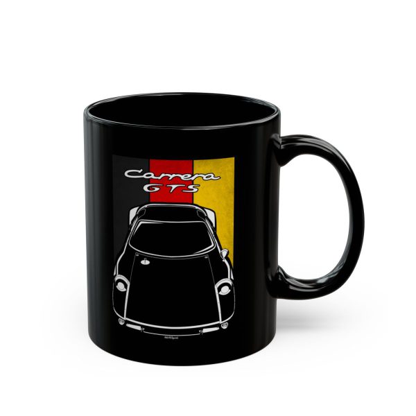 Porsche 907 Carrera GTS Mug - Germany Flag Coffee Mug 11 oz by Auto Art Apparel