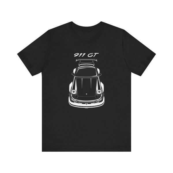 Porsche 911 GT2 993 T-shirt Black by Auto Art Apparel