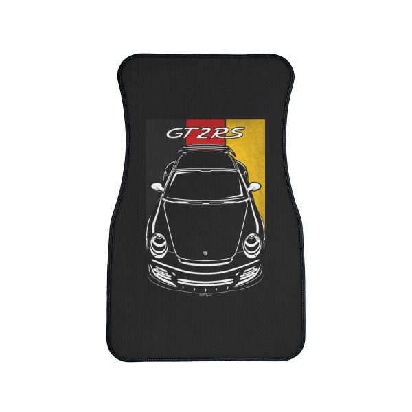 Porsche 911 GT2 RS 997 Car Mat - Germany Flag Floor Mats Front Carpet Floor Mats by Auto Art Apparel