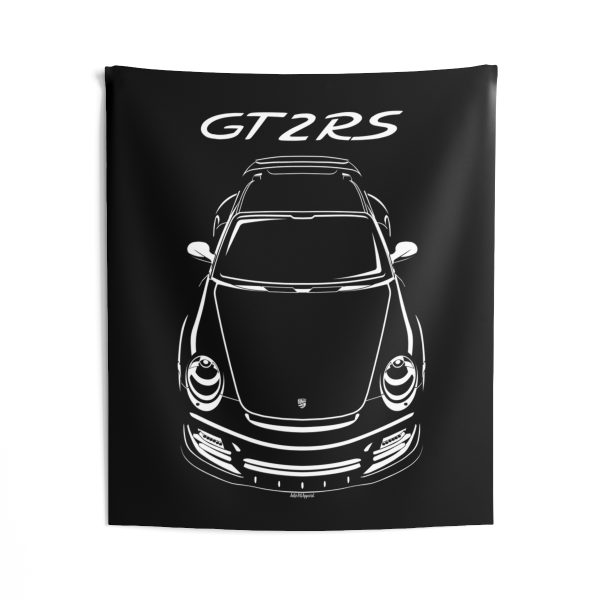 Porsche 911 GT2 RS 997 Tapestry 50 x 60 inch by Auto Art Apparel
