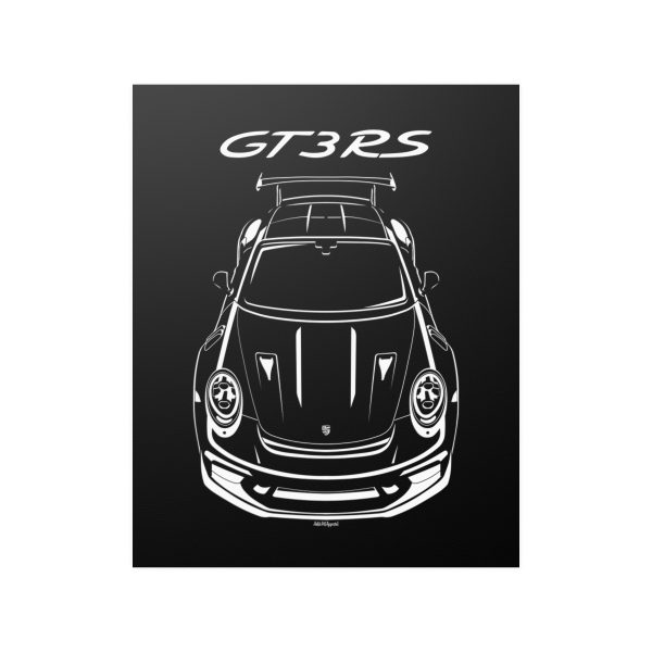 Porsche 911 GT3 RS 991 2018-2020 Poster 16 x 20 inch by Auto Art Apparel