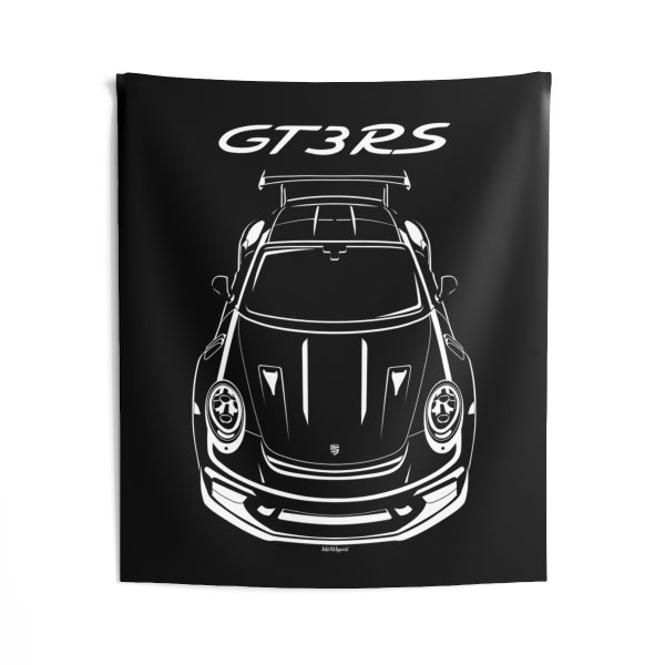 Porsche 911 GT3 RS 991 2018-2020 Tapestry 50 x 60 inch by Auto Art Apparel
