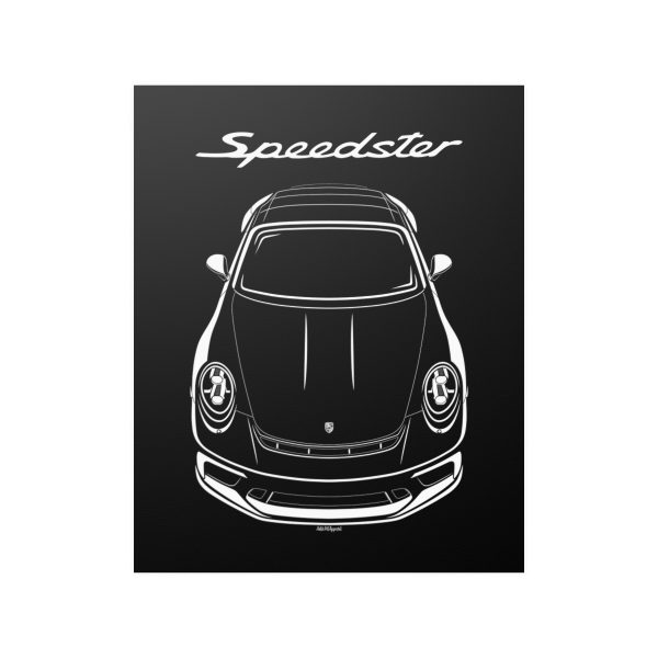 Porsche 911 Speedster 2019-2020 Poster 16 x 20 inch by Auto Art Apparel