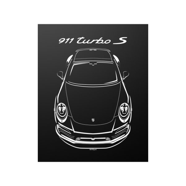 Porsche 911 Turbo S 991 Poster 16 x 20 inch by Auto Art Apparel