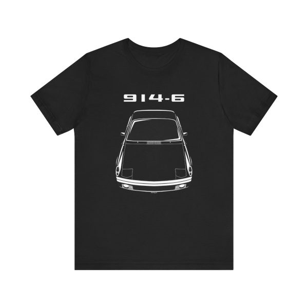 Porsche 914 6 T-shirt Black by Auto Art Apparel