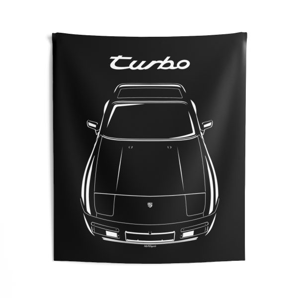 Porsche 944 Turbo Tapestry 50 x 60 inch by Auto Art Apparel