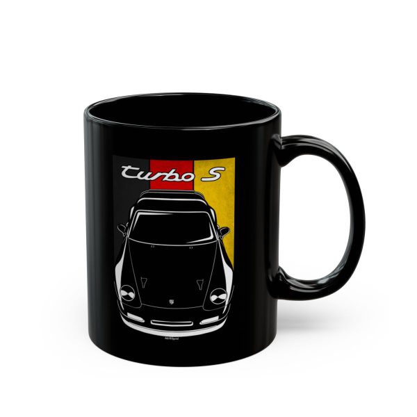 Porsche 968 Turbo S Mug - Germany Flag Coffee Mug 11 oz by Auto Art Apparel