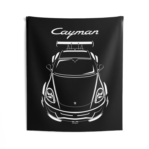 Porsche 981 Cayman Body kit Tapestry 50 x 60 inch by Auto Art Apparel