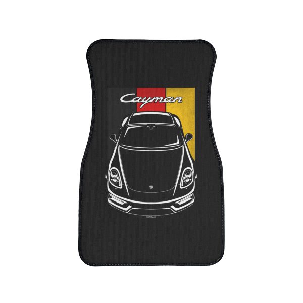 Porsche 981 Cayman Car Mat - Germany Flag Floor Mats Front Carpet Floor Mats by Auto Art Apparel