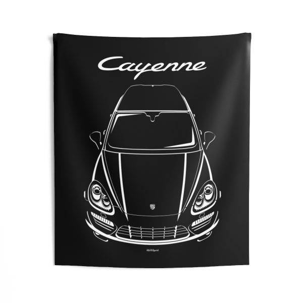 Porsche Cayenne 92A Tapestry 50 x 60 inch by Auto Art Apparel