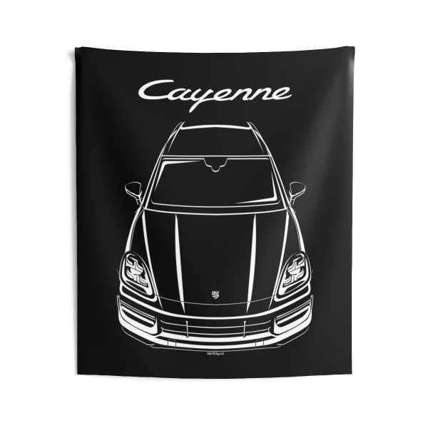 Porsche Cayenne 9YA 2018-2023 Tapestry 50 x 60 inch by Auto Art Apparel