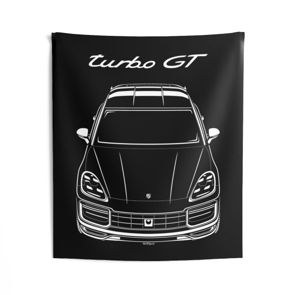 Porsche Cayenne Turbo GT 9YA Tapestry 50 x 60 inch by Auto Art Apparel
