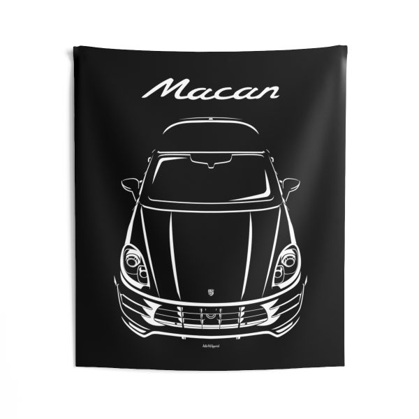 Porsche Macan 2014-2018 Tapestry 50 x 60 inch by Auto Art Apparel