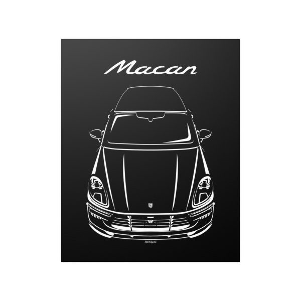 Porsche Macan 2019-2021 Poster 16 x 20 inch by Auto Art Apparel