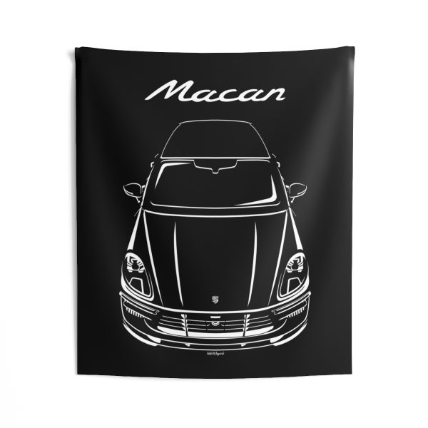 Porsche Macan 2019-2021 Tapestry 50 x 60 inch by Auto Art Apparel