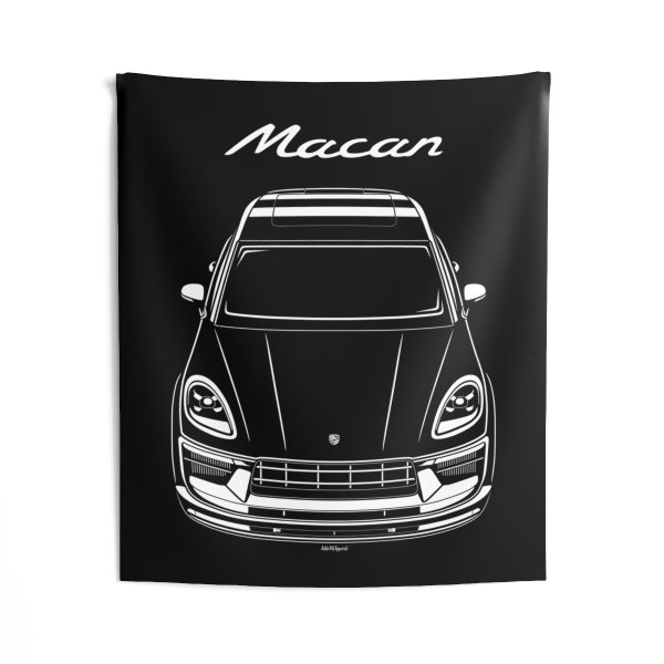 Porsche Macan 2022-2024 Tapestry 50 x 60 inch by Auto Art Apparel