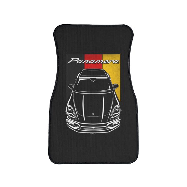 Porsche Panamera 2017-2020 Car Mat - Germany Flag Floor Mats Front Carpet Floor Mats by Auto Art Apparel