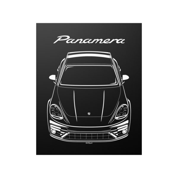 Porsche Panamera 2021-2024 Poster 16 x 20 inch by Auto Art Apparel