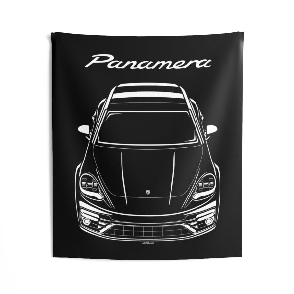 Porsche Panamera Sport Turismo 2021-2024 Tapestry 50 x 60 inch by Auto Art Apparel