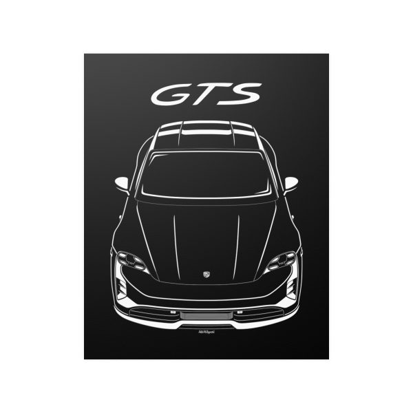 Porsche Taycan GTS Poster 16 x 20 inch by Auto Art Apparel