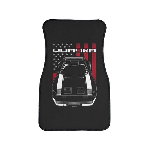 Quadra Turbo R Car Mat - US Flag Floor Mats Front Carpet Floor Mats by Auto Art Apparel