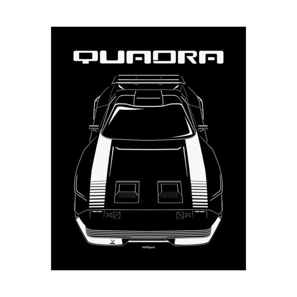 Quadra Turbo R Poster 16 x 20 inch by Auto Art Apparel