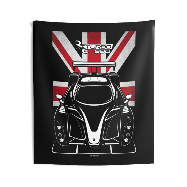 Radical RXC Turbo Tapestry - UK Flag Wall Art 50 x 60 inch by Auto Art Apparel