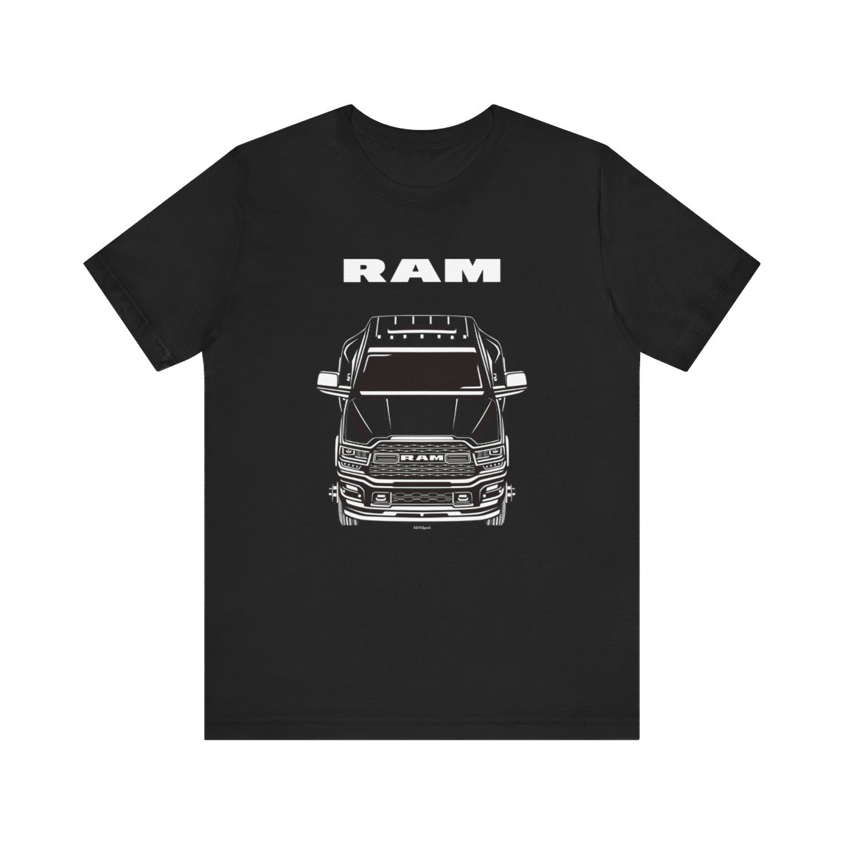 Ram 3500 HD 2019-2023 T-shirt Black by Auto Art Apparel