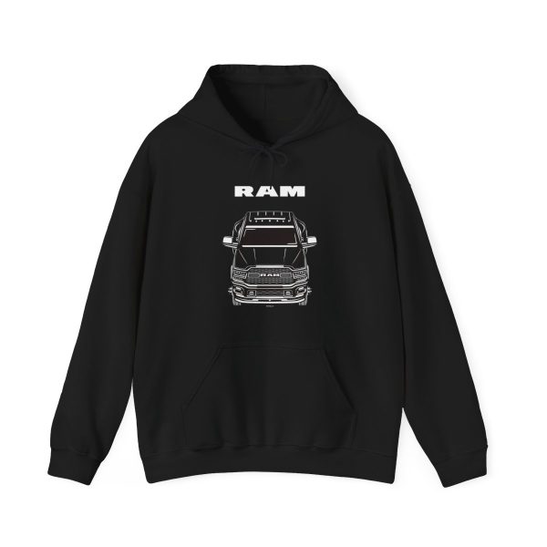 Ram 3500 HD 2019-2023Hoodie Black by Auto Art Apparel