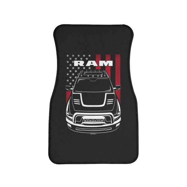 RAM Power Wagon 2017-2018 Car Mat - US Flag Floor Mats Front Carpet Floor Mats by Auto Art Apparel