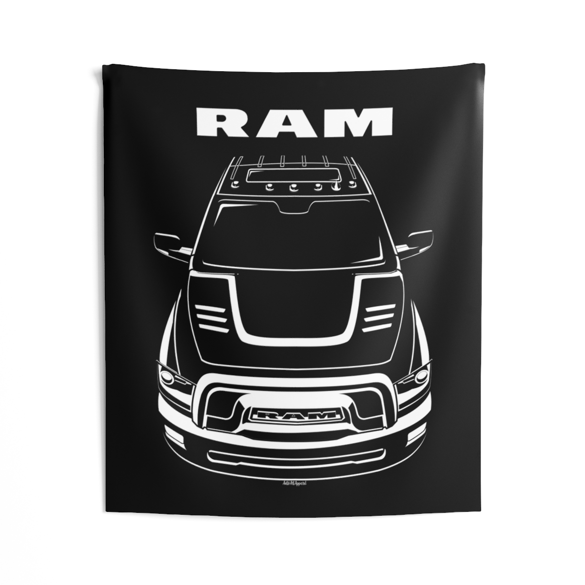 RAM Power Wagon 2017-2018 Tapestry 50 x 60 inch by Auto Art Apparel