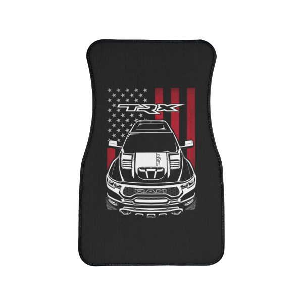 RAM Rebel TRX 2021-2024 Car Mat - US Flag Floor Mats Front Carpet Floor Mats by Auto Art Apparel