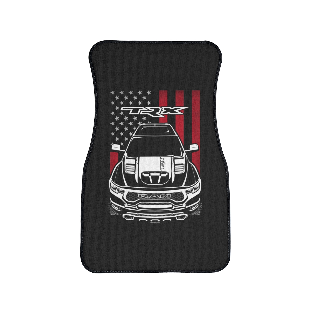 RAM Rebel TRX 2021-2024 Car Mat - US Flag Floor Mats Front Carpet Floor Mats by Auto Art Apparel
