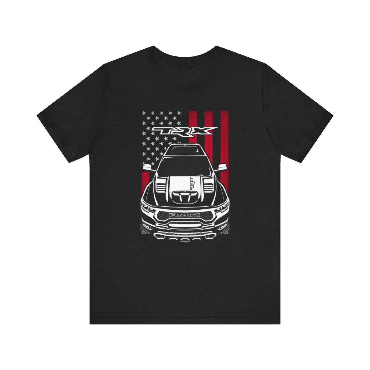 RAM Rebel TRX 2021-2024 T-shirt - US Flag Shirt by Auto Art Apparel