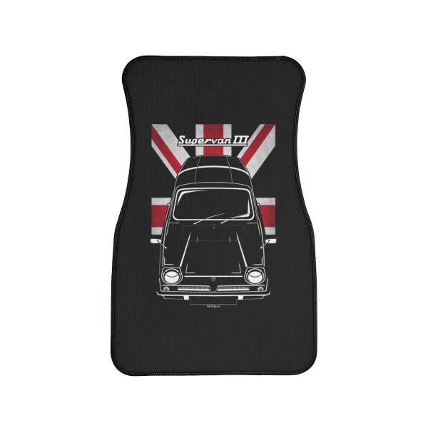 Reliant Supervan III Car Mat - UK Flag Floor Mats Front Carpet Floor Mats by Auto Art Apparel