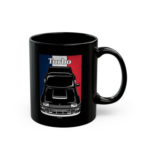 Renault 5 Turbo 1980-1986 Mug - France Flag Coffee Mug 11 oz by Auto Art Apparel