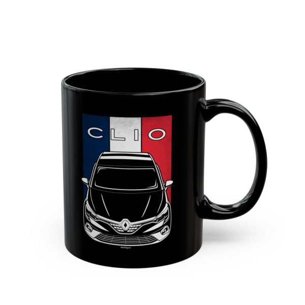 Renault Clio 2020-2022 Mug - France Flag Coffee Mug 11 oz by Auto Art Apparel