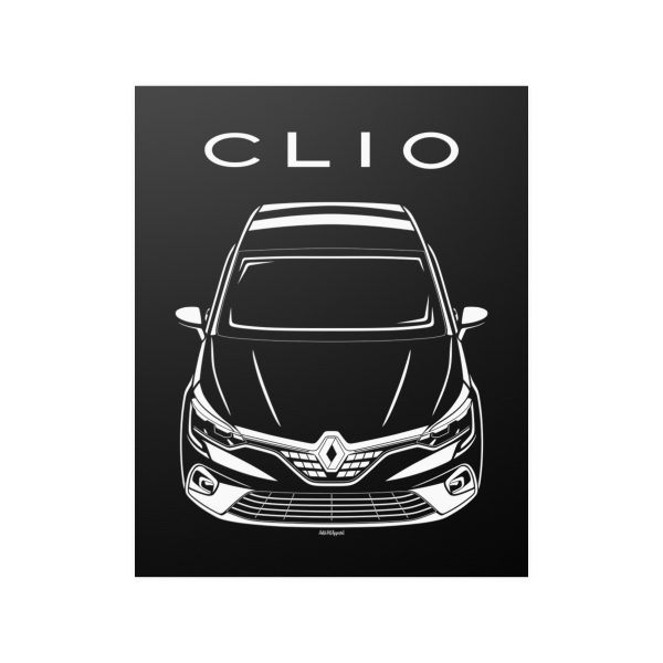 Renault Clio 2020-2022 Poster 16 x 20 inch by Auto Art Apparel
