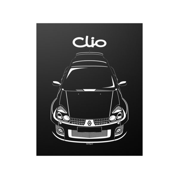 Renault Clio V6 Sport Poster 16 x 20 inch by Auto Art Apparel